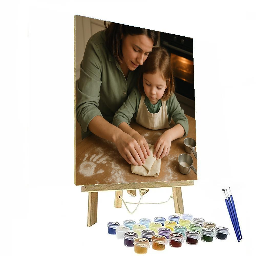 Kitchen Cooking Lesson Number painting