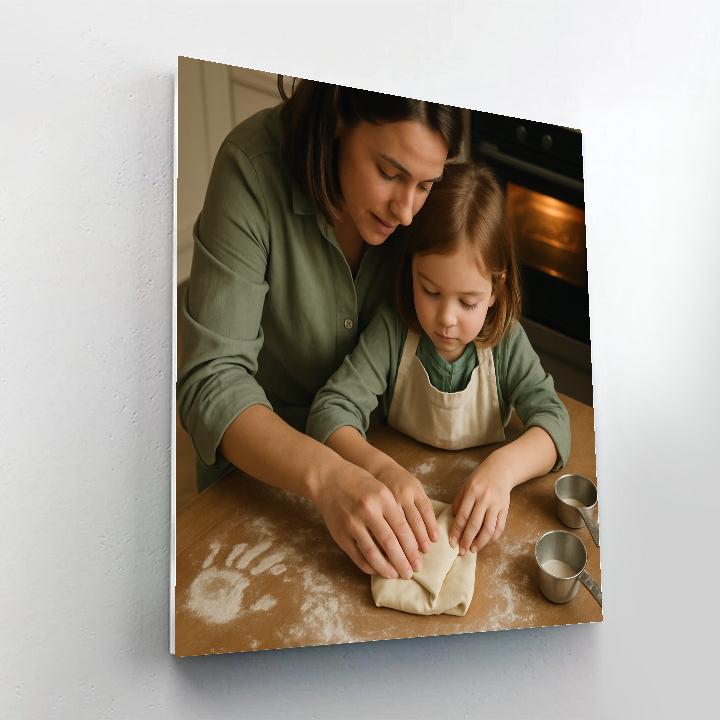 Kitchen Cooking Lesson Number painting