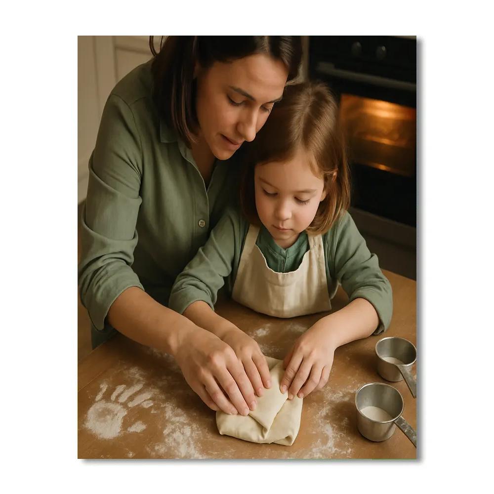 Kitchen Cooking Lesson Number painting