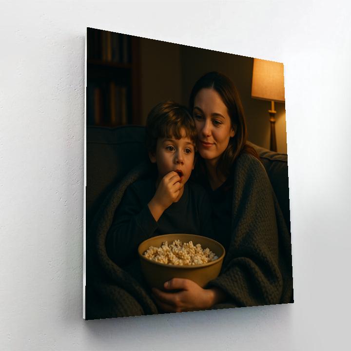 Movie Night Blanket Share Paint by numbers kits