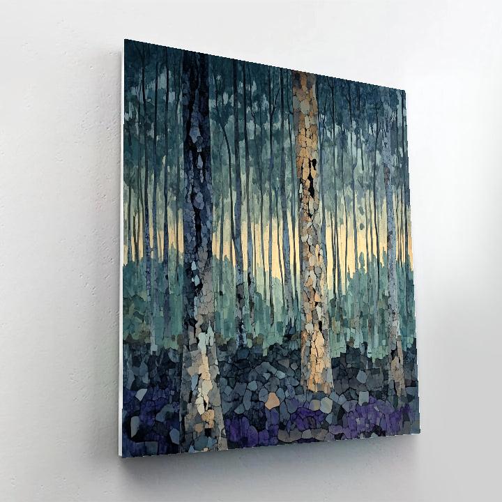 Max Ernst Inspired Surreal Forest Paint by numbers art