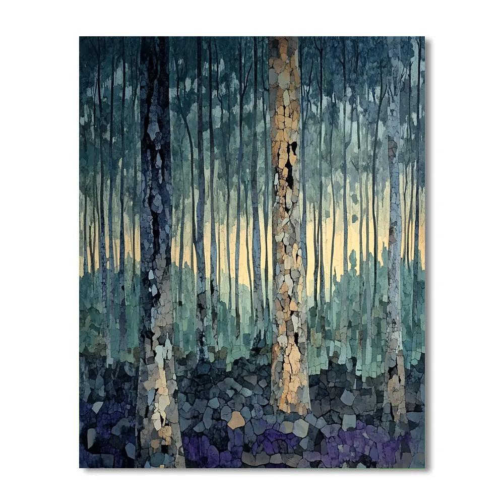 Max Ernst Inspired Surreal Forest Paint by numbers art