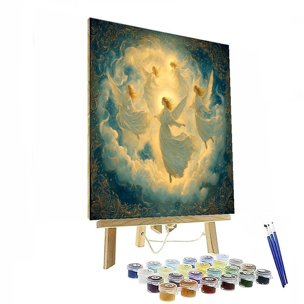 William Blake Inspired Angelic Vision Paint by numbers kits