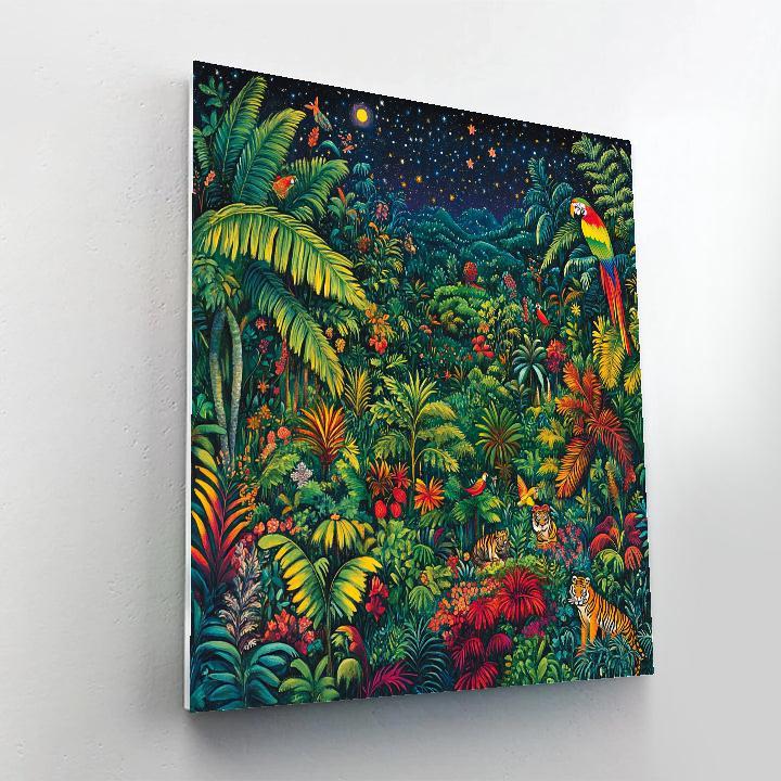 Henri Rousseau Inspired Jungle Dream Paint by numbers kits