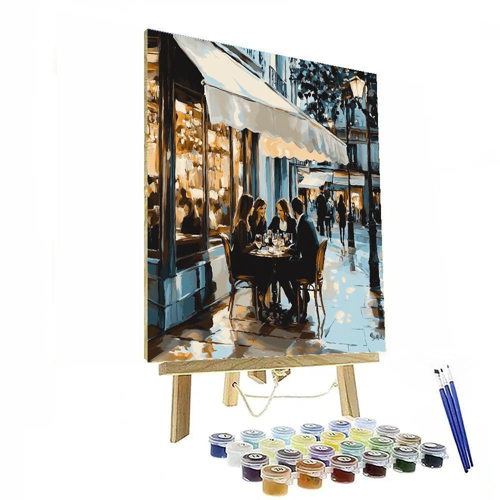 John Singer Sargent Inspired Elegant Cafe Painting by numbers kit