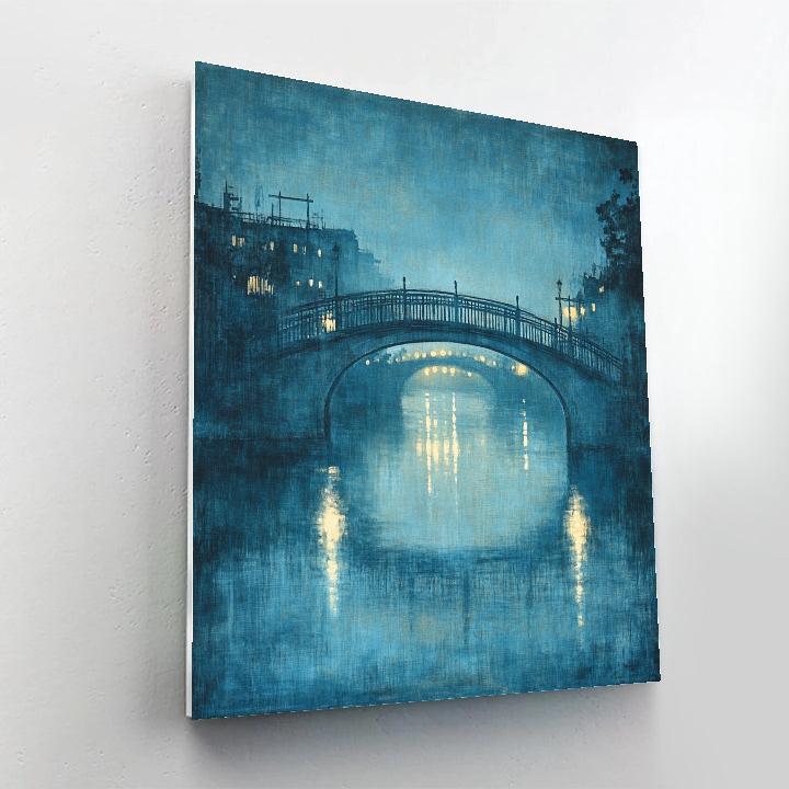 James McNeill Whistler Inspired Evening Bridge Painting by numbers kit