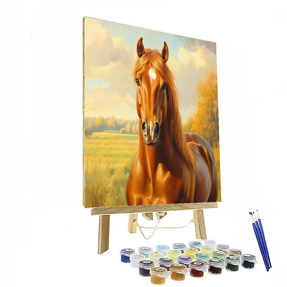 Edwin Landseer Inspired Noble Horse paint by numbers