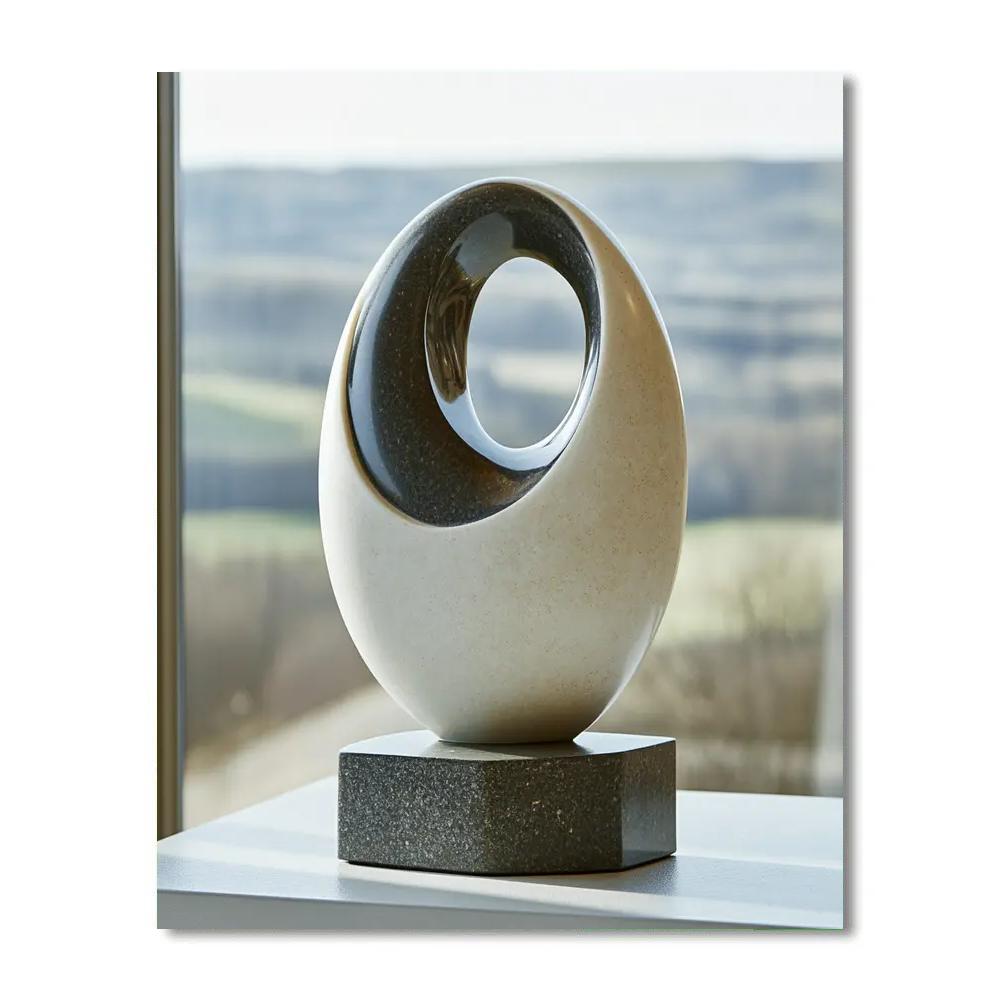 Barbara Hepworth Inspired Abstract Sculpture DIY paint by numbers