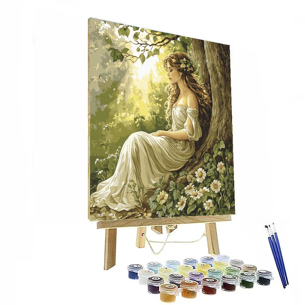 John Everett Millais Inspired Forest Nymph Paint by numbers art