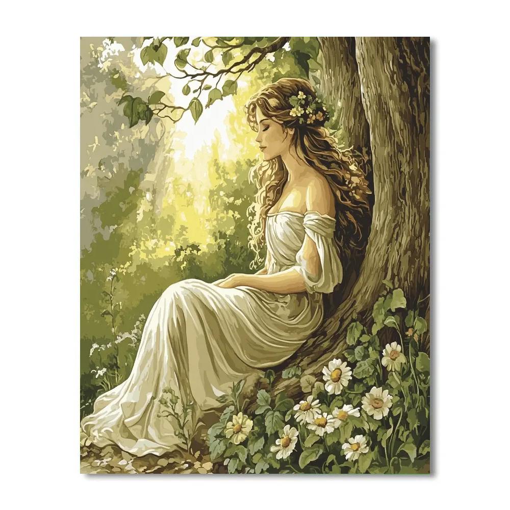 John Everett Millais Inspired Forest Nymph Paint by numbers art