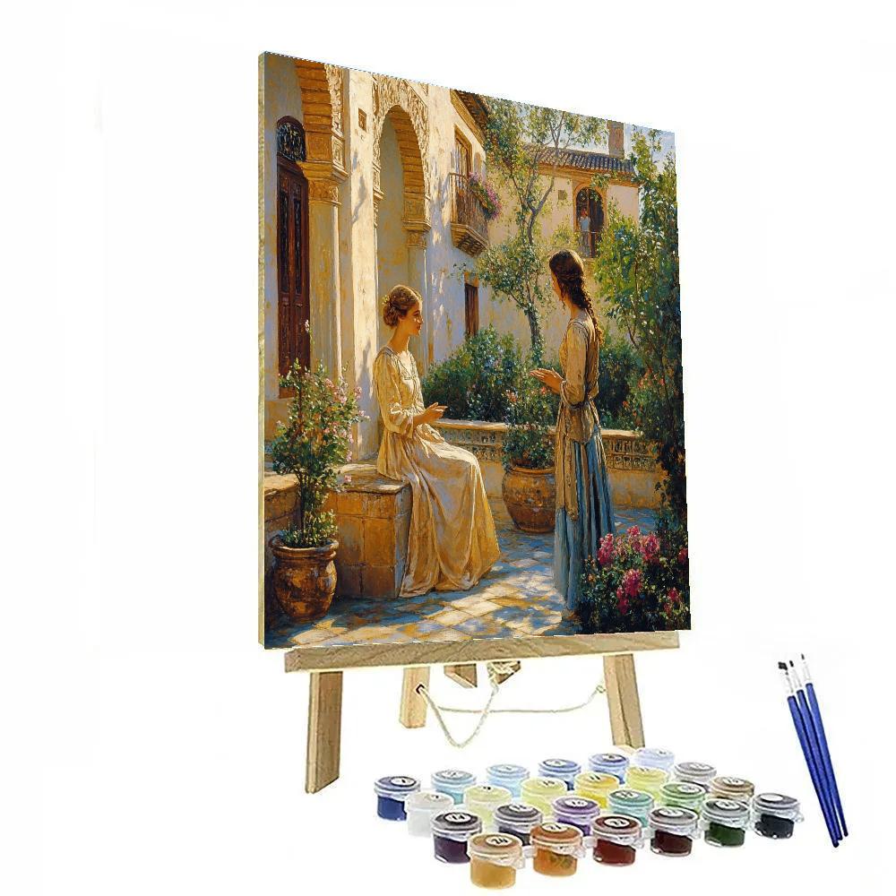 Raphael Inspired Classical Gathering Number painting