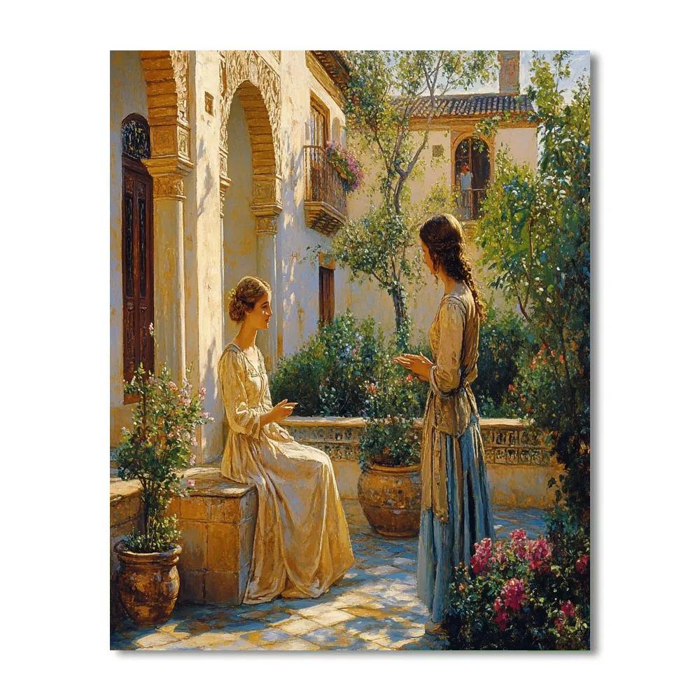 Raphael Inspired Classical Gathering Number painting