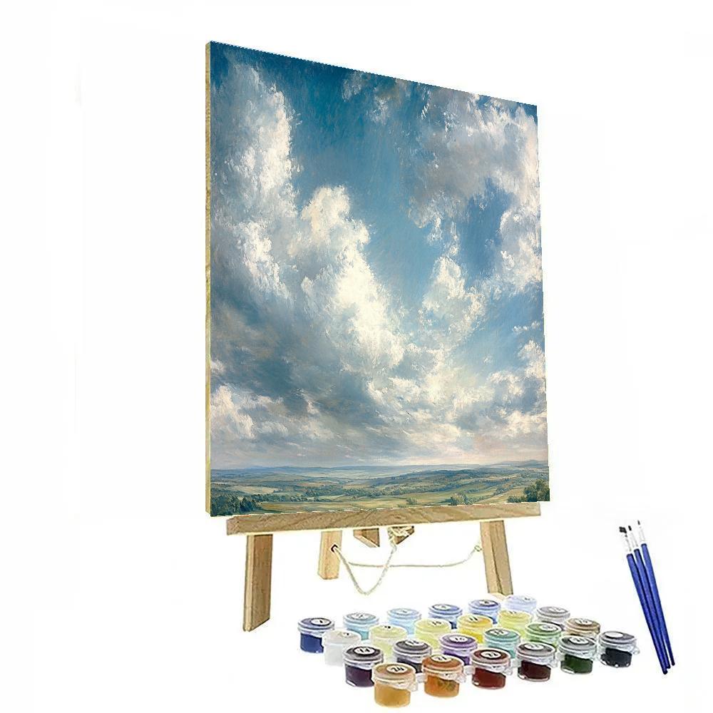 John Constable Inspired Cloudscape Paint by numbers kits