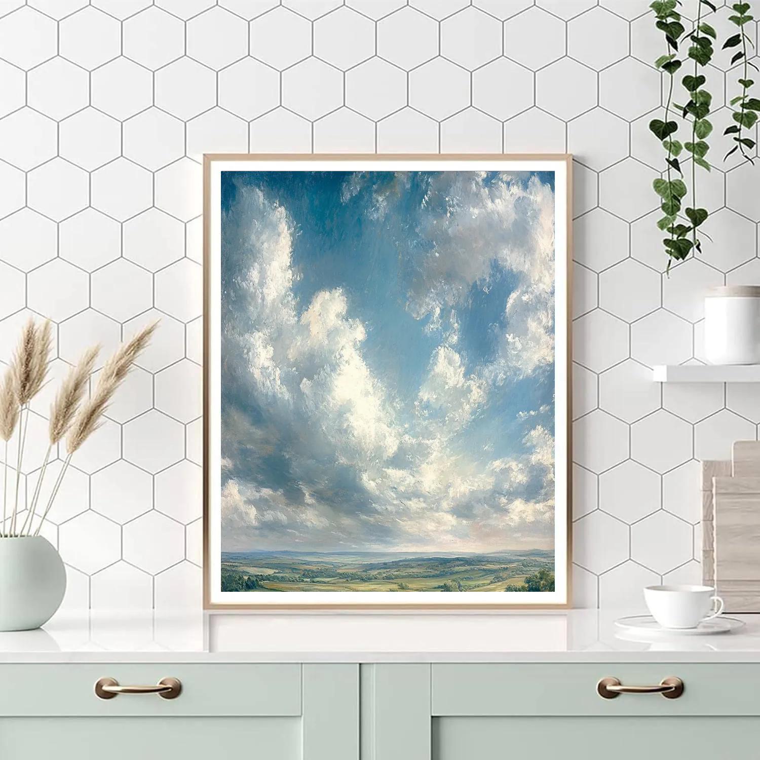 John Constable Inspired Cloudscape Paint by numbers kits
