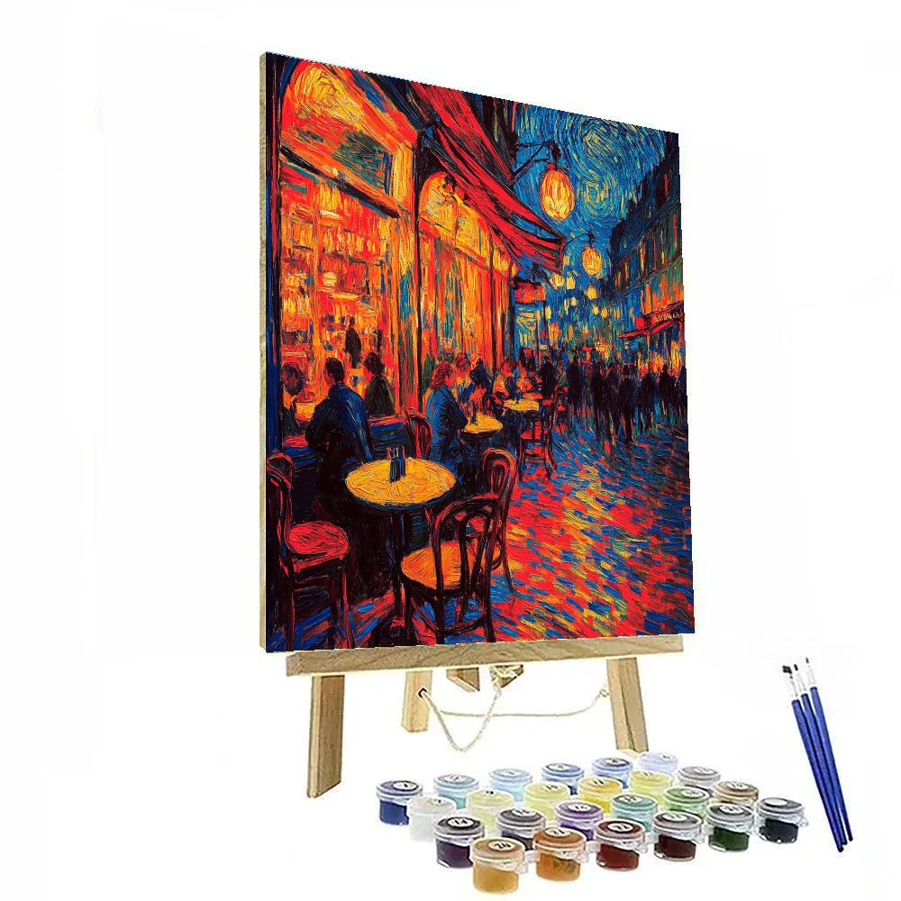 Van Gogh Inspired Night Café Painting by numbers kit