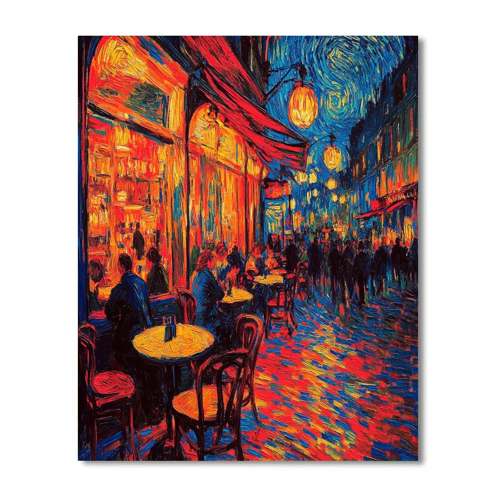 Van Gogh Inspired Night Café Painting by numbers kit