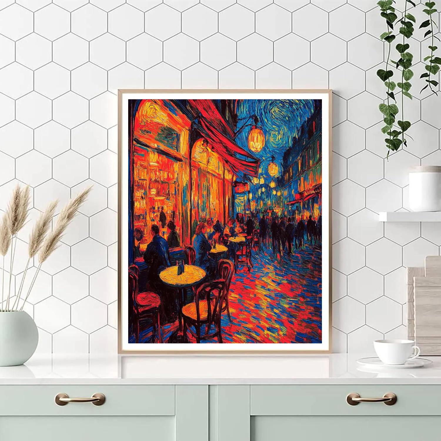 Van Gogh Inspired Night Café Painting by numbers kit