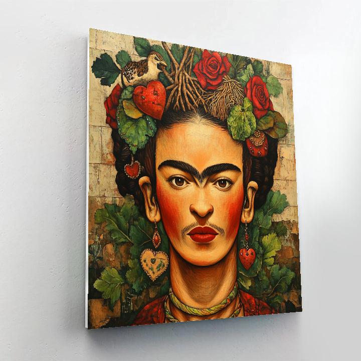 Frida Kahlo Inspired Cultural Strength painting number kit