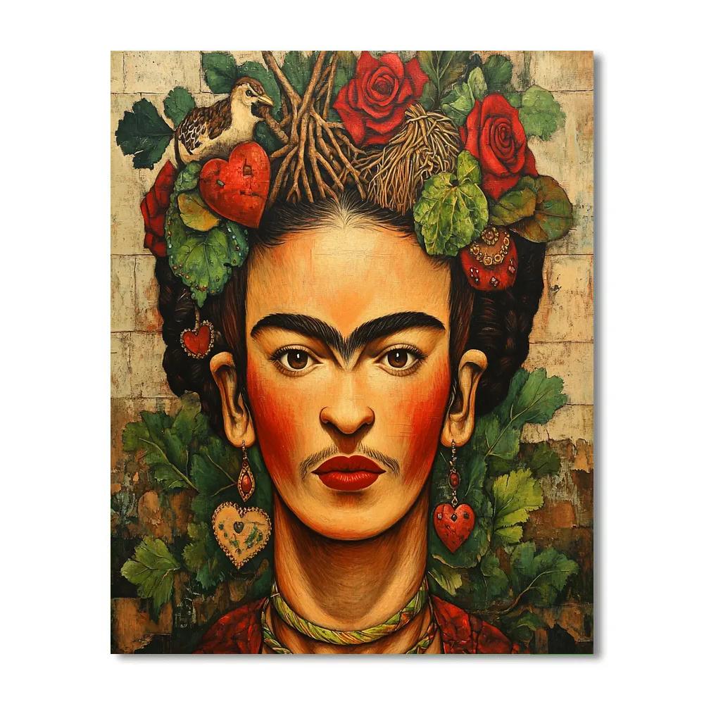 Frida Kahlo Inspired Cultural Strength painting number kit