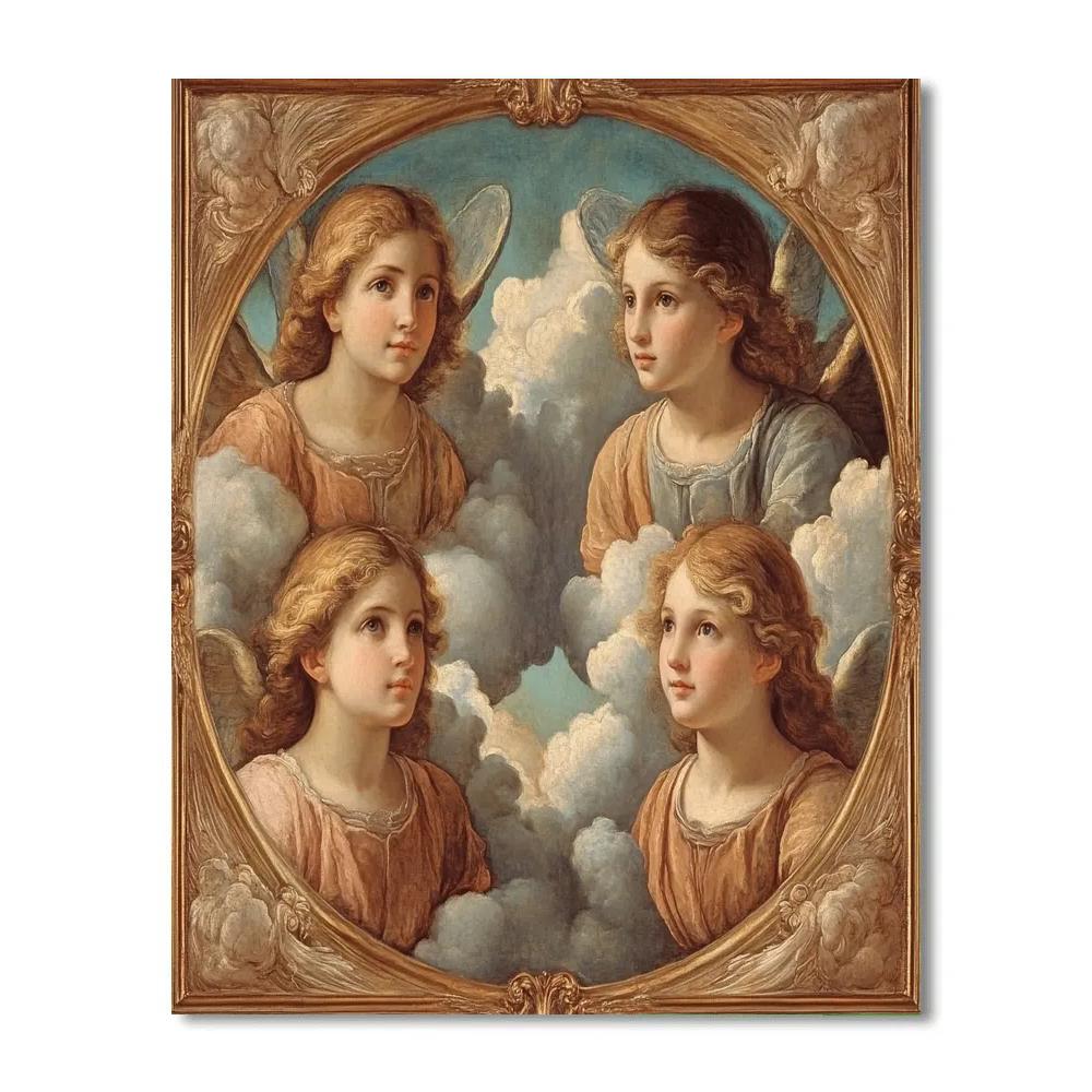 Raphael Inspired Heavenly Vision Painting by numbers kit