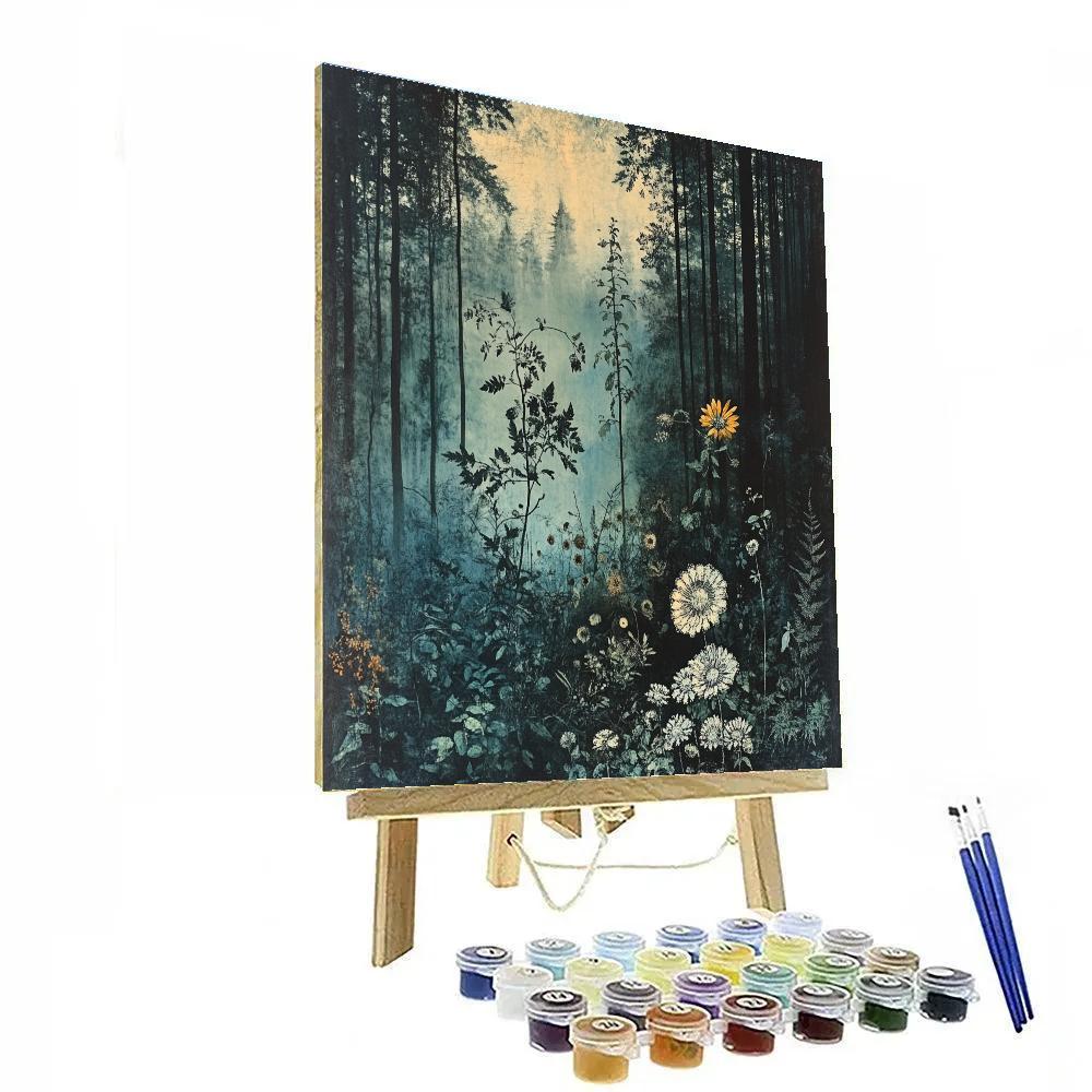 Max Ernst Inspired Mystical Forest Paint by numbers kits