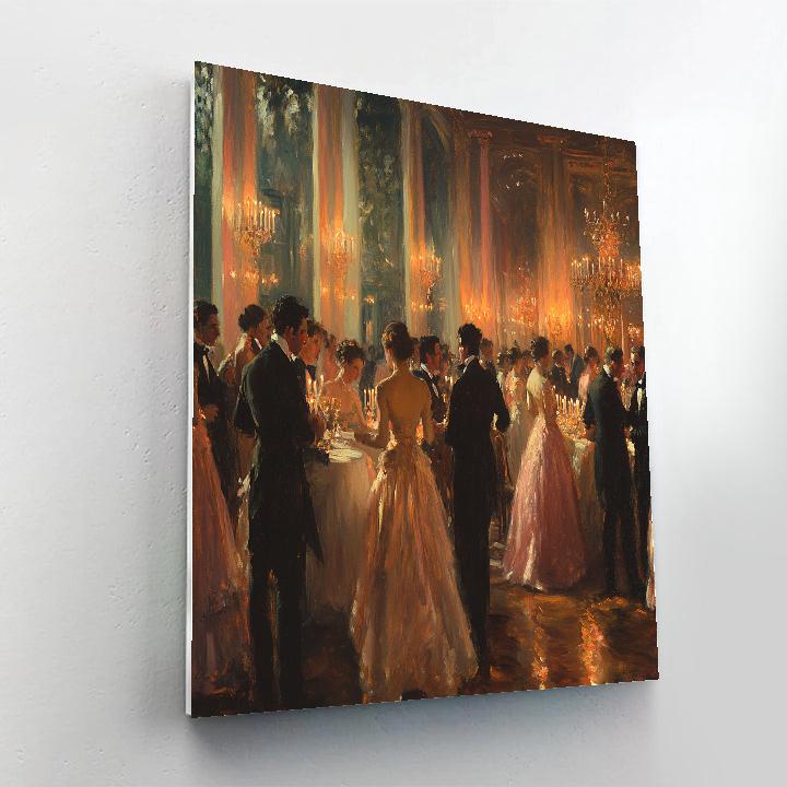 John Singer Sargent Inspired Elegant Ball painting number kit