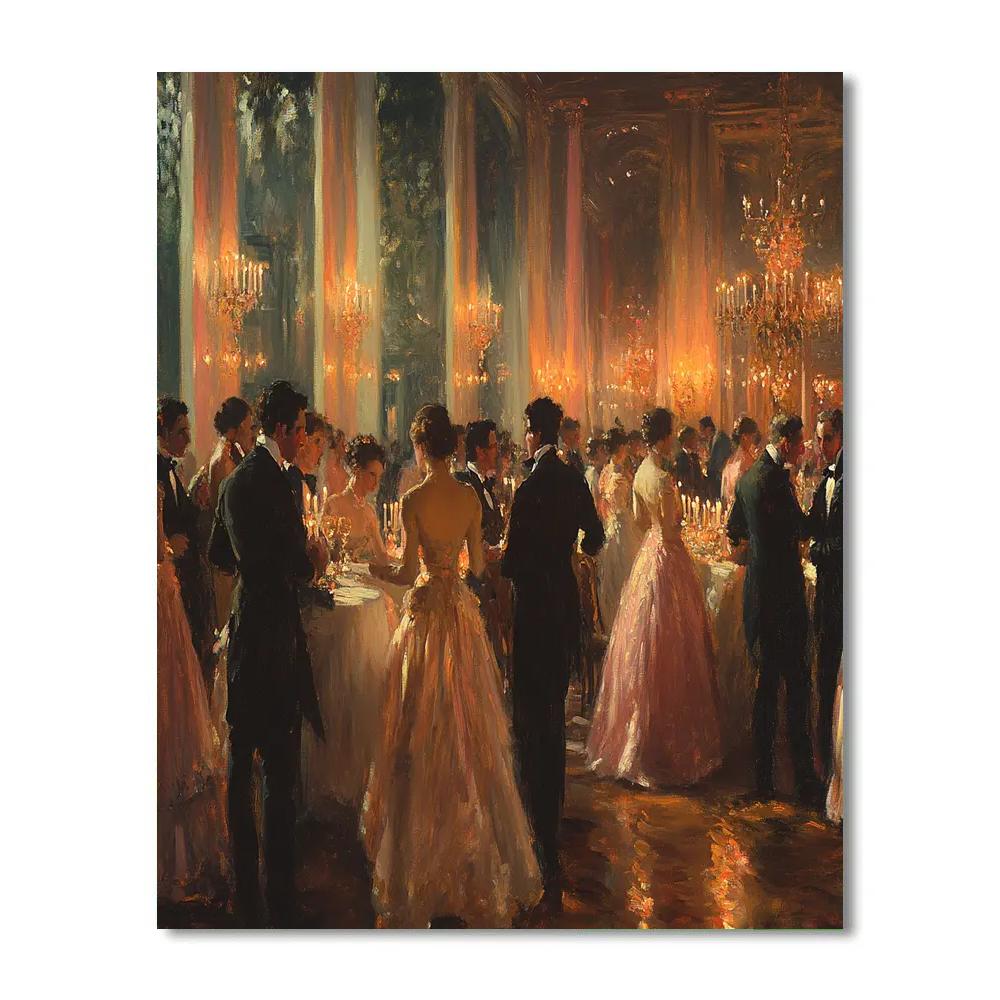 John Singer Sargent Inspired Elegant Ball painting number kit