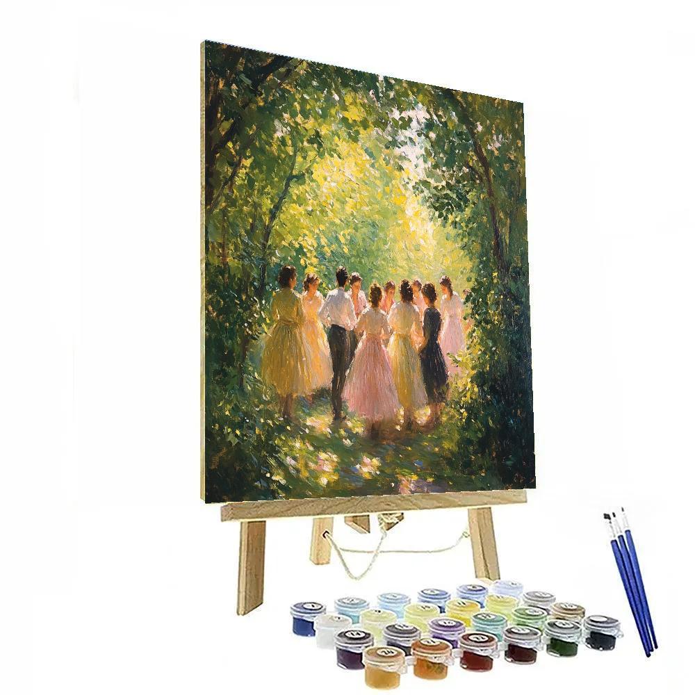 Renoir Inspired Summer Gathering Paint by numbers kits