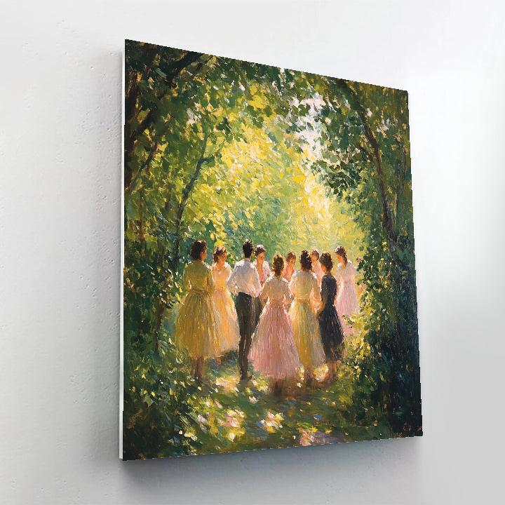 Renoir Inspired Summer Gathering Paint by numbers kits