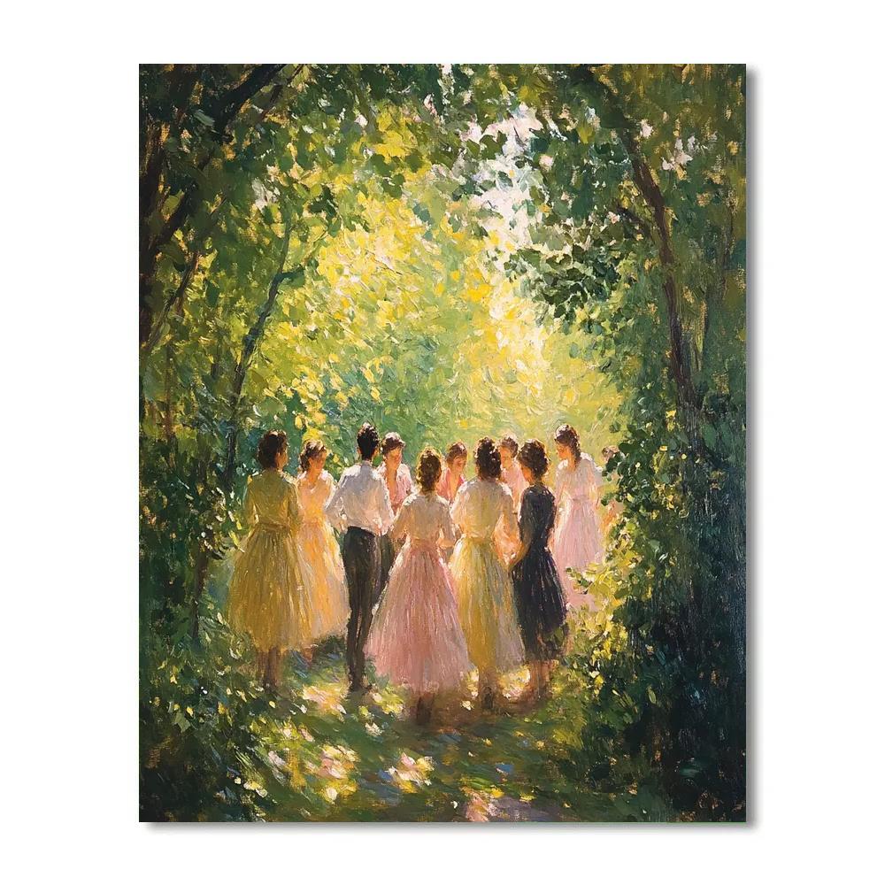 Renoir Inspired Summer Gathering Paint by numbers kits