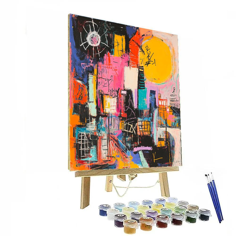 Basquiat Inspired Urban Symbolism Paint by numbers kits