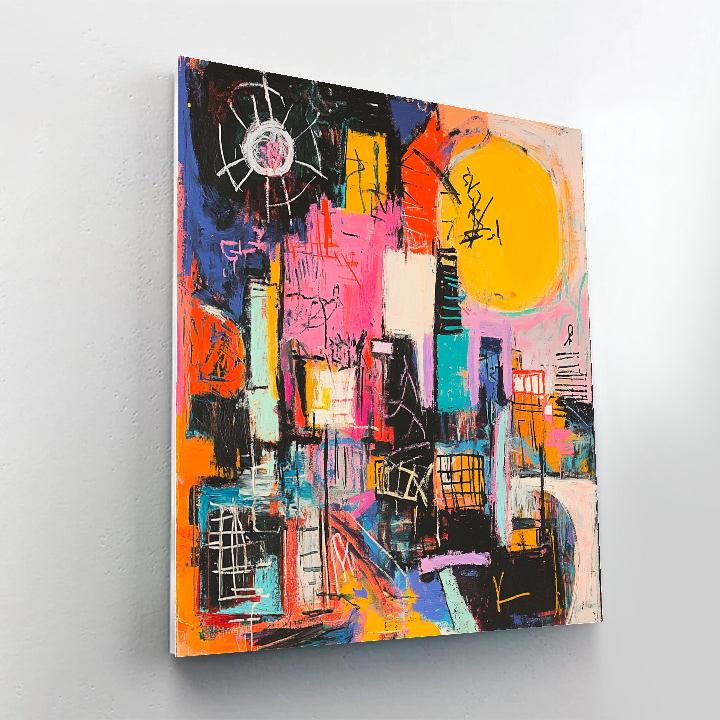 Basquiat Inspired Urban Symbolism Paint by numbers kits