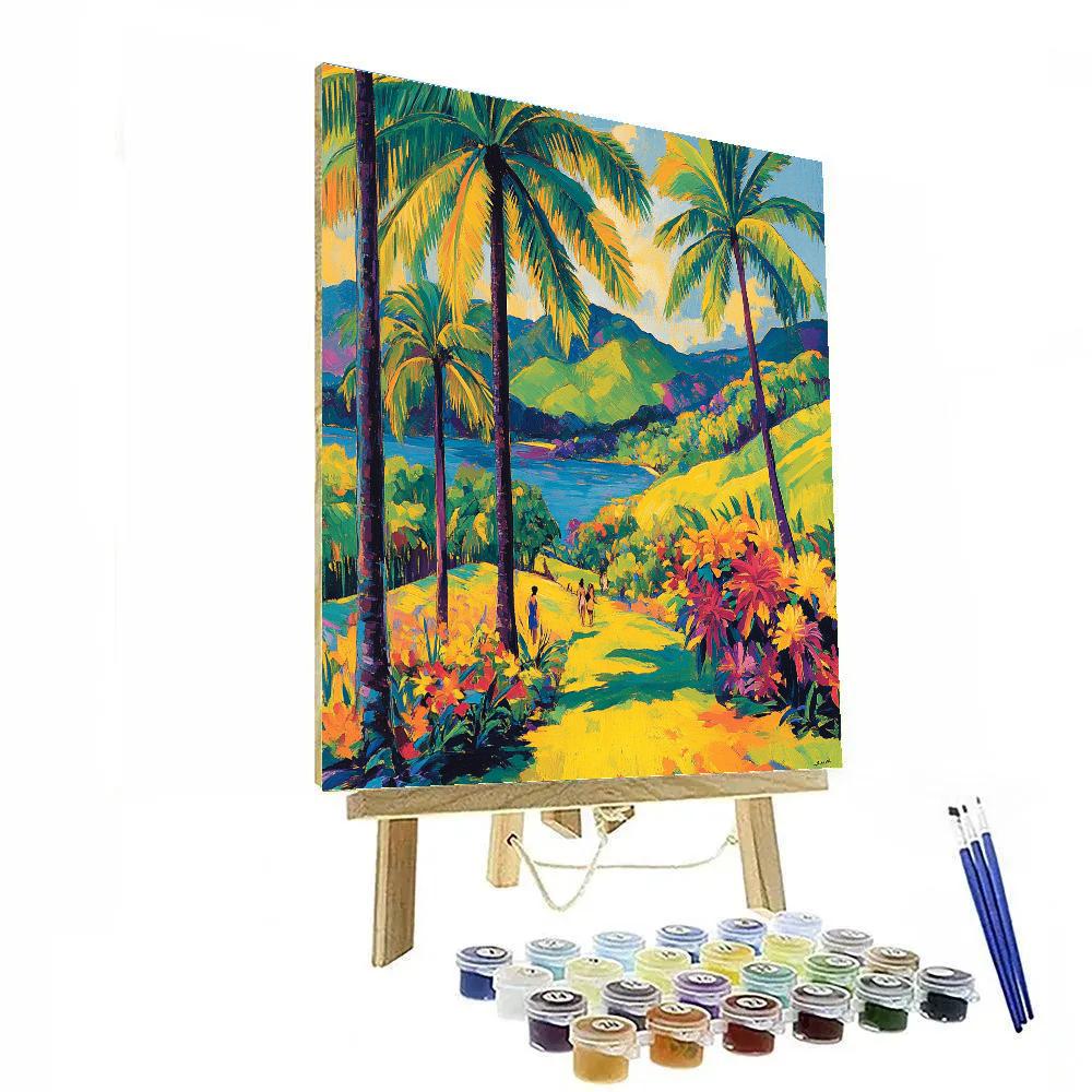 Gauguin Inspired Tropical Paradise Paint by numbers kits