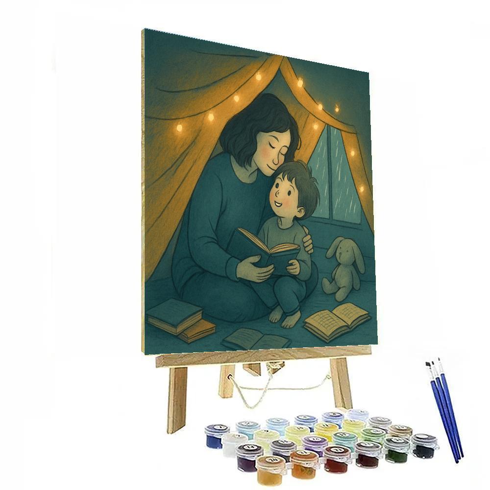 Rainy Day Fort Adventure Numbered painting kits