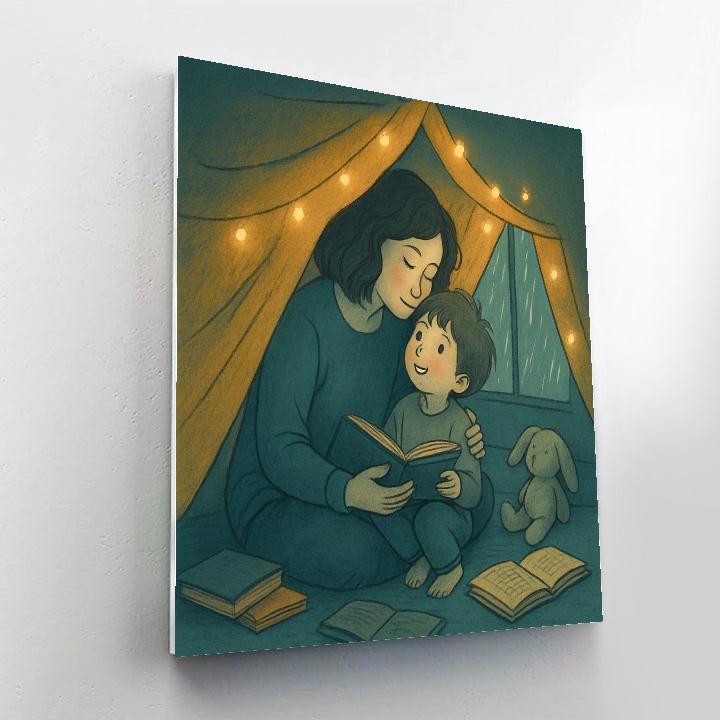 Rainy Day Fort Adventure Numbered painting kits