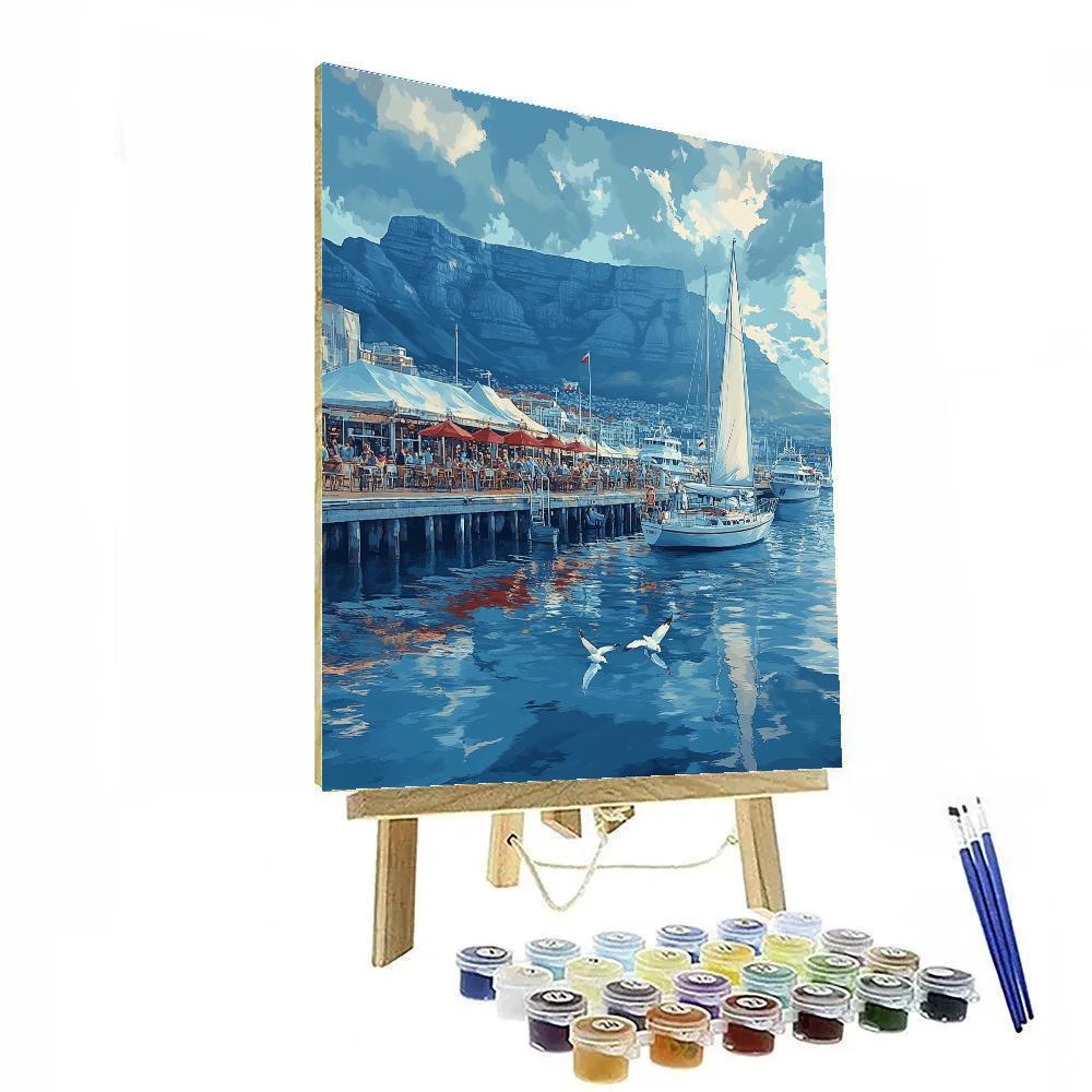Cape Town Waterfront From The V A Basin South Africa Paint by numbers kits