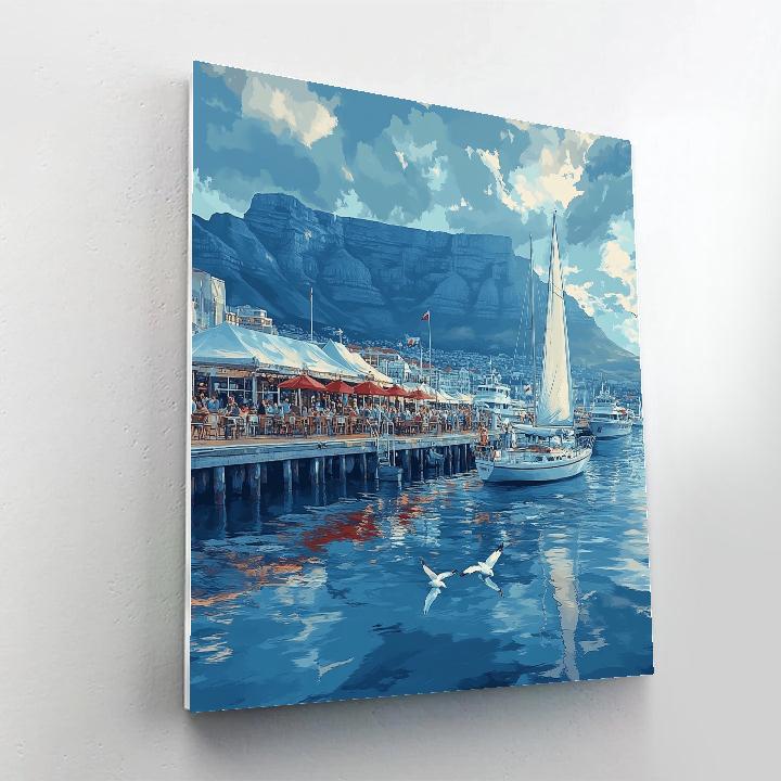 Cape Town Waterfront From The V A Basin South Africa Paint by numbers kits