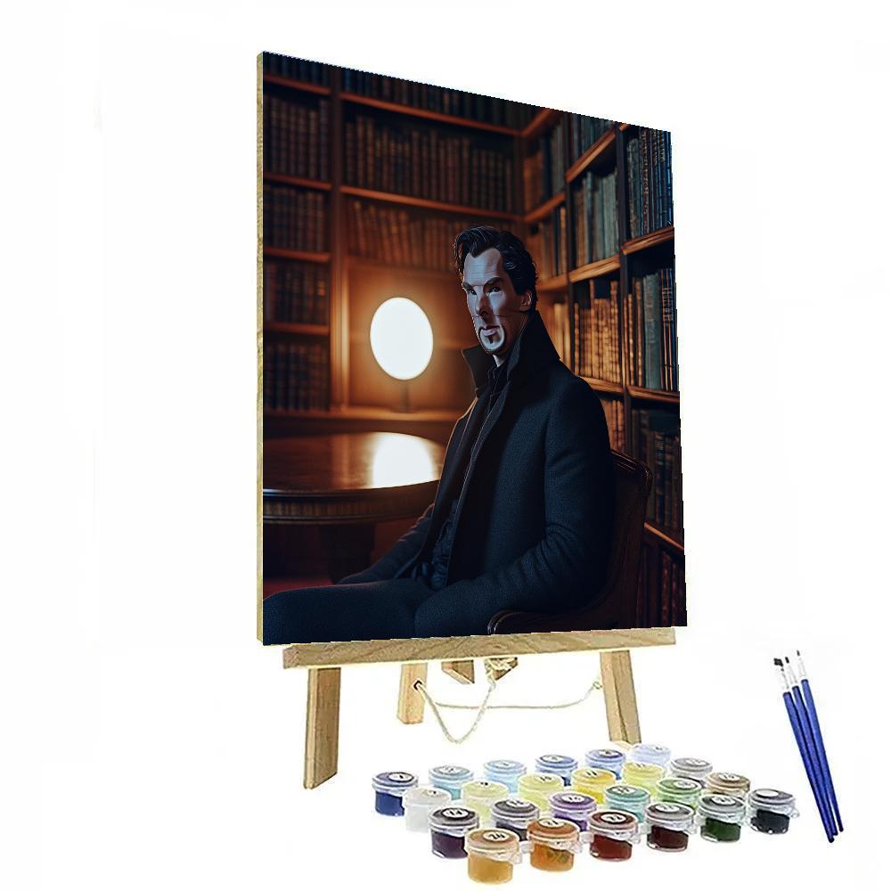 Benedict Cumberbatch: Maps Of Minds And Mirror Worlds Paint by numbers art