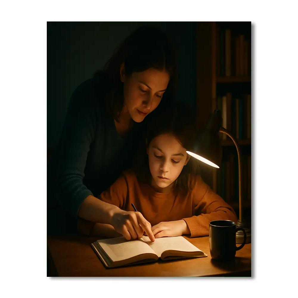 Quiet Homework Help By Lamp painting number kit