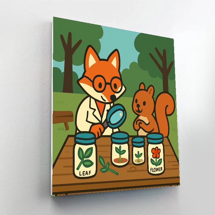 Forest Science Lab Paint by numbers kits