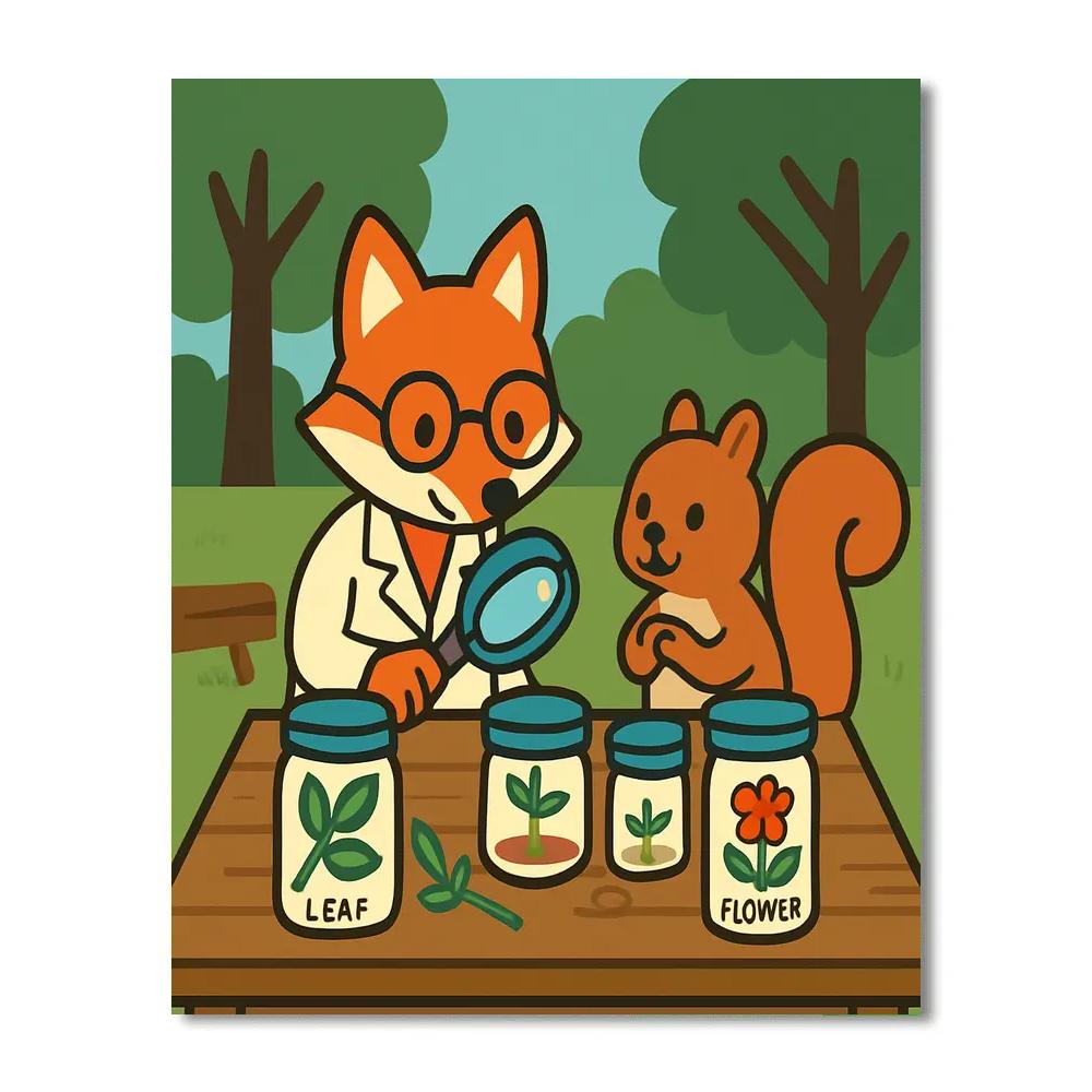 Forest Science Lab Paint by numbers kits