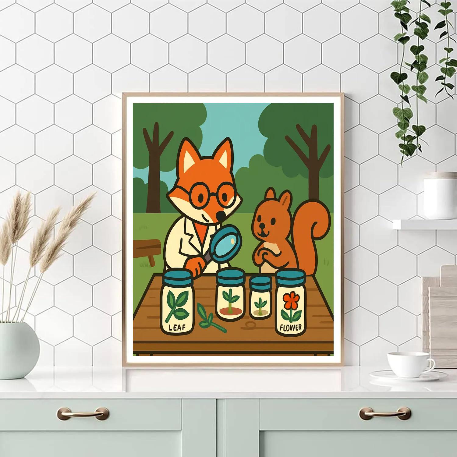 Forest Science Lab Paint by numbers kits