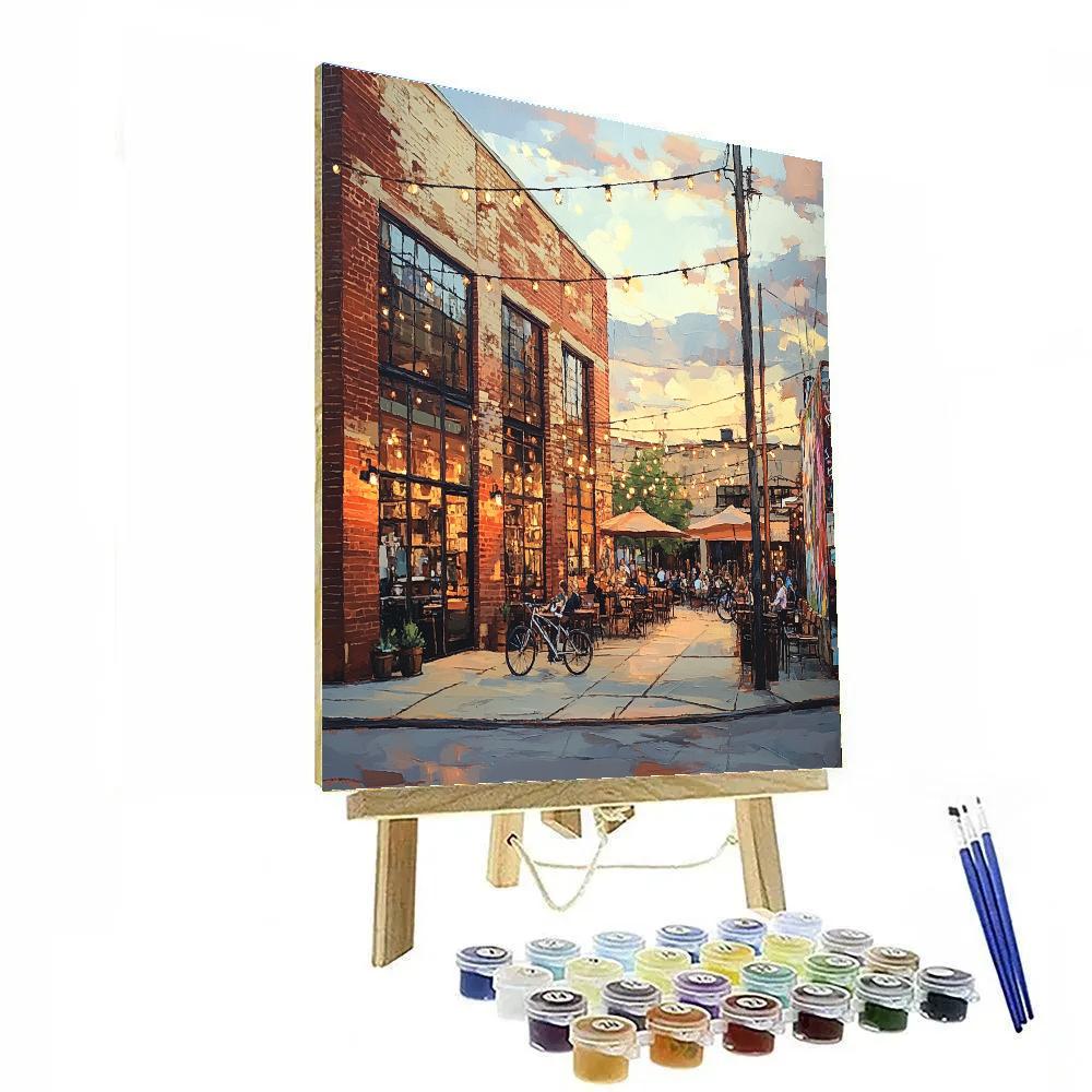 Old Town Salt Lake City Warehouse District United States painting number kit