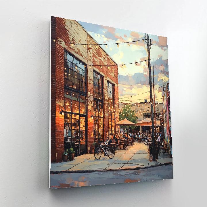 Old Town Salt Lake City Warehouse District United States painting number kit
