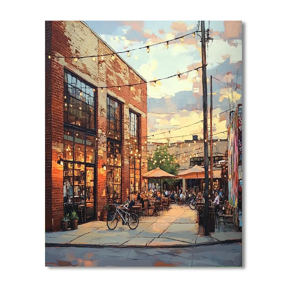 Old Town Salt Lake City Warehouse District United States painting number kit