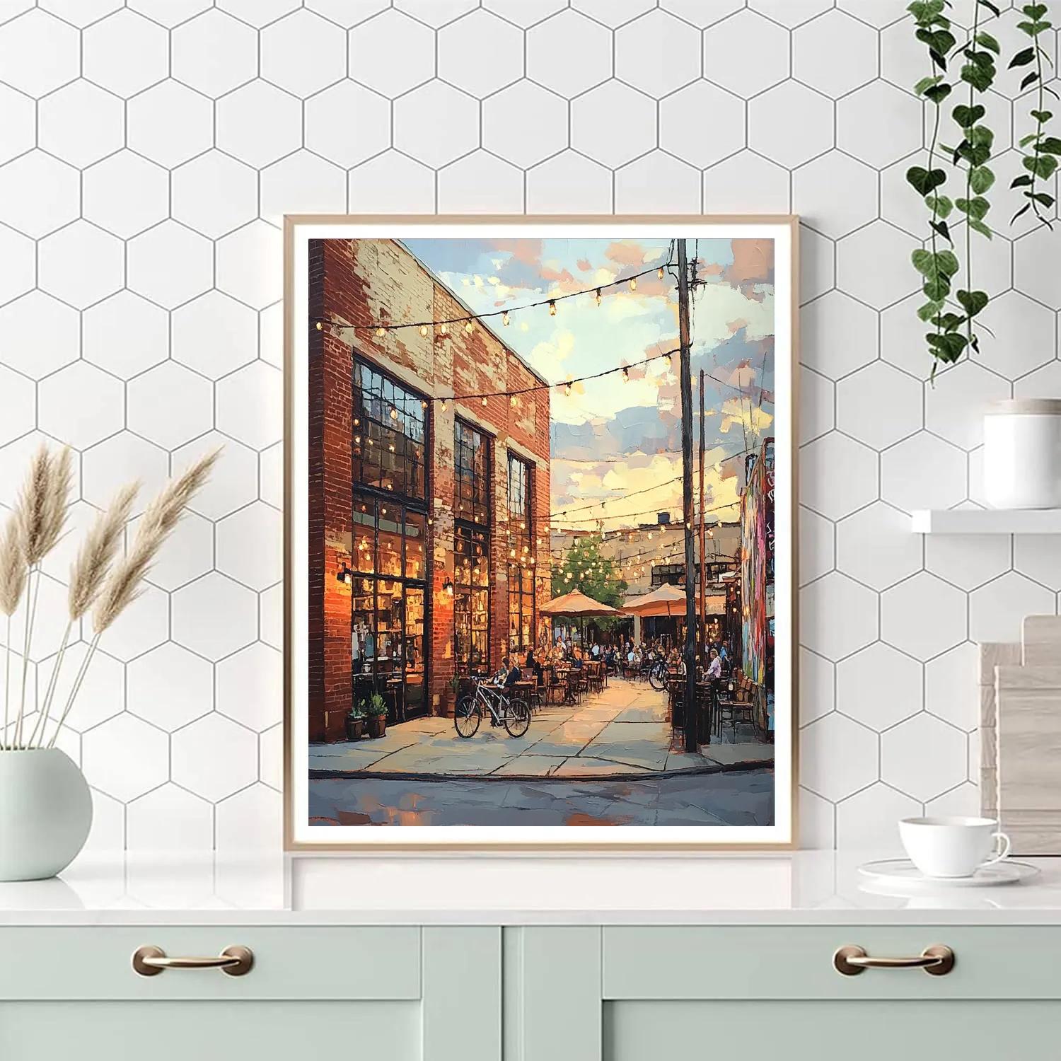 Old Town Salt Lake City Warehouse District United States painting number kit