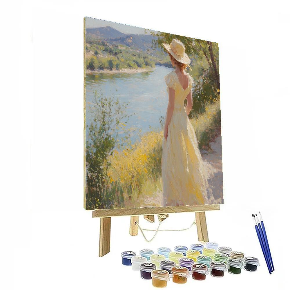 John Singer Sargent Inspired River Portrait Paint by numbers art