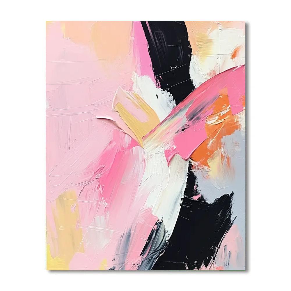 Willem De Kooning Inspired Woman In Motion Paint by numbers art