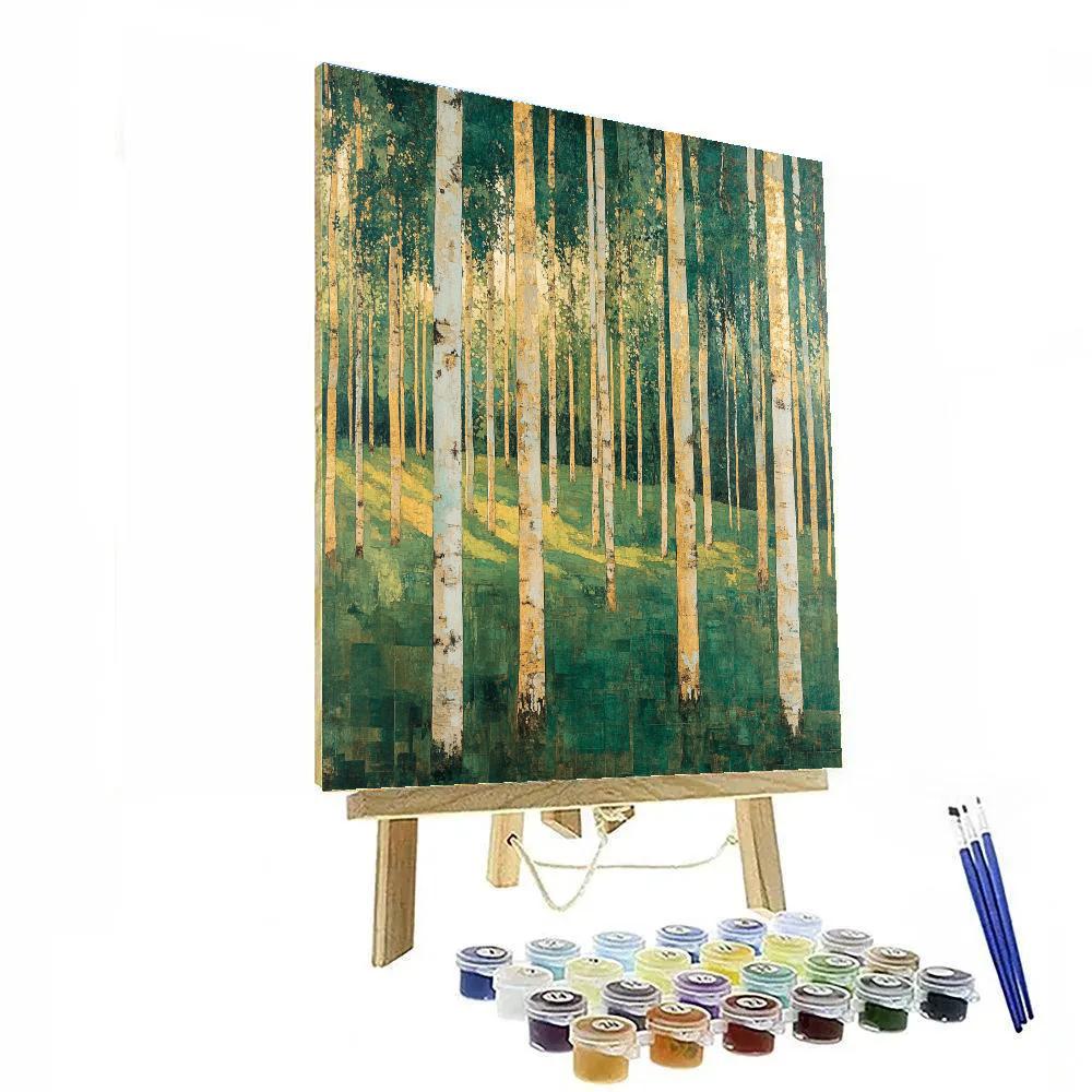 John Everett Millais Inspired Forest Glade paint by number