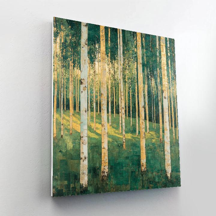 John Everett Millais Inspired Forest Glade paint by number